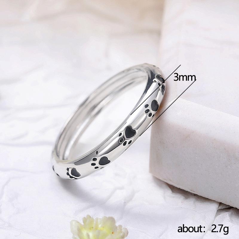 Cute Cat Claw & Dog Footprint Pinky Ring - Sweet Ladies' European & American Style