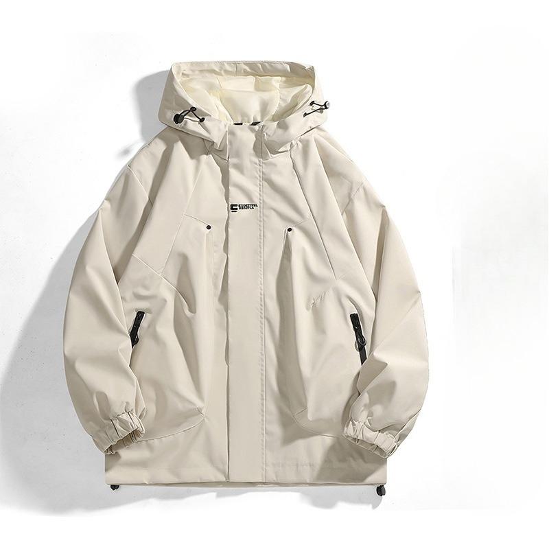 Autumn and Winter New Trendy Outdoor Three-proof Jacket Single-shot Hooded Jacket Loose Jacket Top Jacket