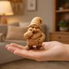 3D-печатная фигурка гнома, Мультяшный гном, ковыряющий в носу, Статуэтка, Раскрашиваемая вручную скульптура гнома для декора дома, офиса, стола