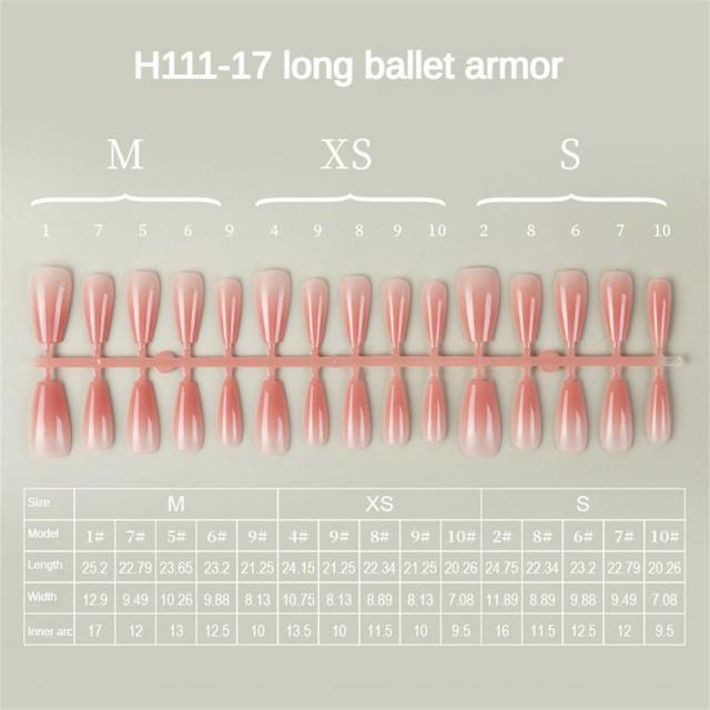 Около 27,5*11 см накладные ногти размазанные доспехи дизайн ногтей готовые накладные ногти розовый акриловый материал 14 стилей фишек для ногтей