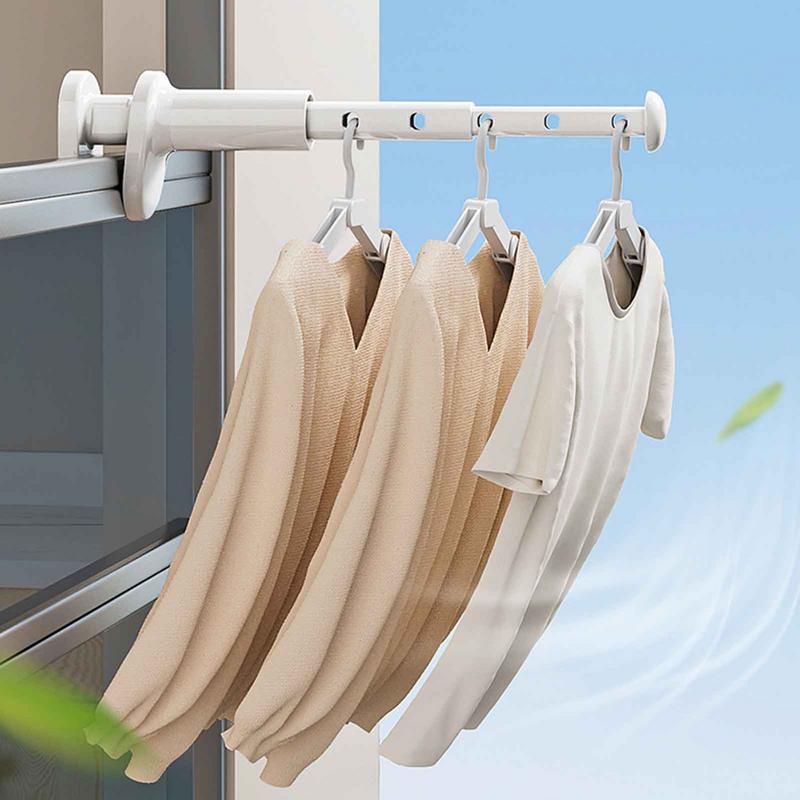Вешалка для одежды на оконную раму, переносная подвесная сушилка, внутренняя оконная сушилка, домашняя подвесная вешалка для одежды