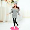 1 Set 1/6 Doll Fashion Casual Clothes Shoes Hats Winter Wear Sweaters Pants Handmade Girl Doll Wearing