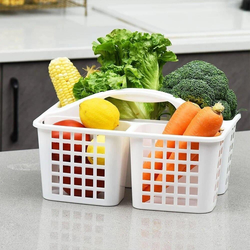 Simple Hollow Out Storage Basket Functional Washing Basket Storage Holder For Bathroom/Toilet