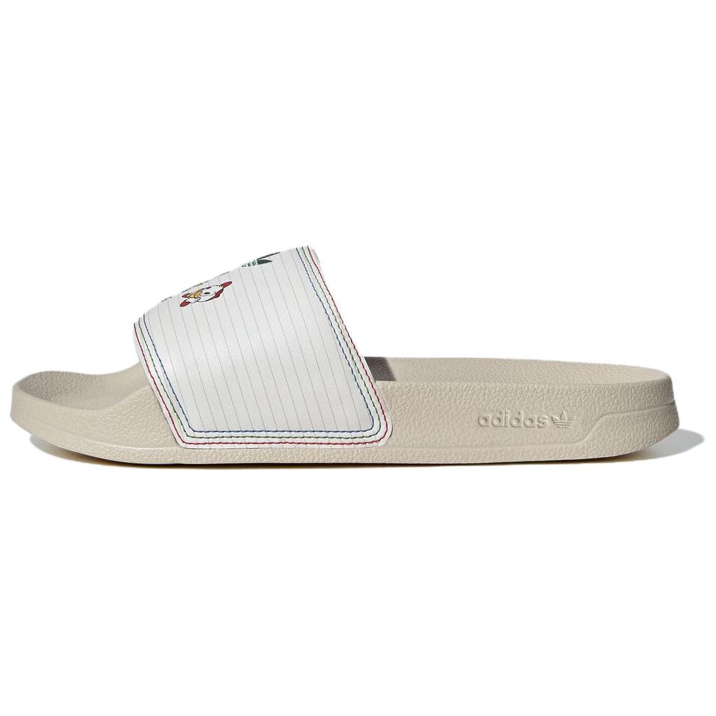 Disney X Adidas Adilette Lite Slide Huey, Dewey and Louie Unisex Sneakers Cream Clear-Brown Cloud-White JR5456