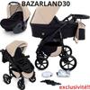 BAZARLAND30. Коляска 3 в 1 с люлькой Автокресло со всеми аксессуарами Коляска (B4-Невада)