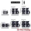 2D FLAT PRINTING 2pcs Curtains (Without Rod) Fierce Cosmic Dragons Pattern Chic Curtains Yarn Curtains Decorations Outdoor Use