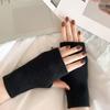 1Pair Winter New Fingerless Mitten Hand Knitted Elastic Gloves Cold-proof Flexible Warm Gloves