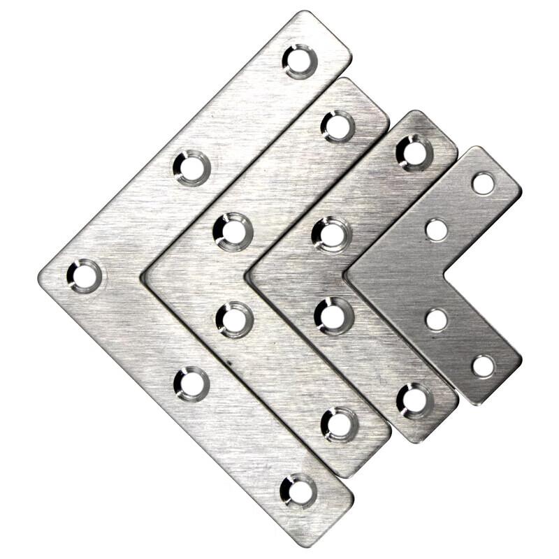 Stainless Steel L-Shape Corner Brackets (10-Pack)