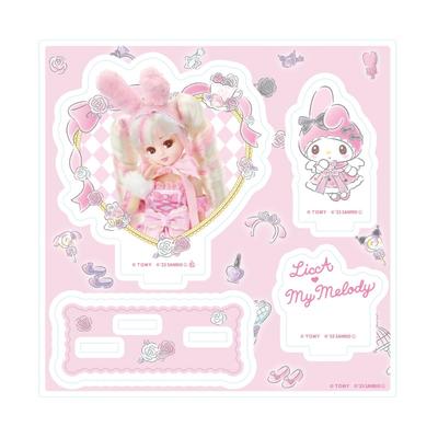 LiccA x Sanrio Characters 01 Акриловая подставка-пластина Ликка-чан и Май Мелоди