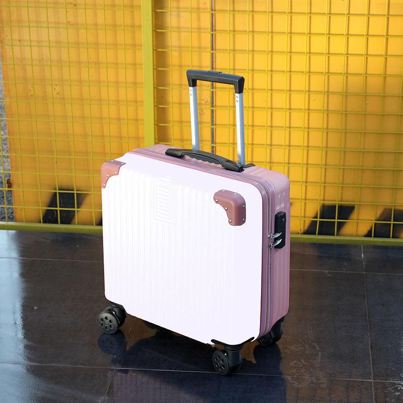 Легкий мини-чемодан на колесиках с кодовым замком, 18-20 дюймов - Идеально подходит для студентов и детей.