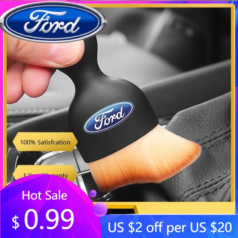 New 2026 Car Sticker For Ford Car Center Console Air Conditioning Outlet Cleaning Brush for Fords 2 3 4 5 MK 2 6 7 Ranger Fiesta