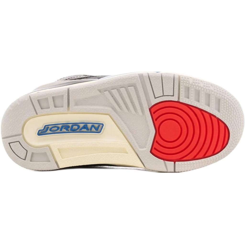 Air Jordan 3 Retro OG PS Rare Air Детские кроссовки Черный/Красный чили/Нейтральный серый IB8969-004