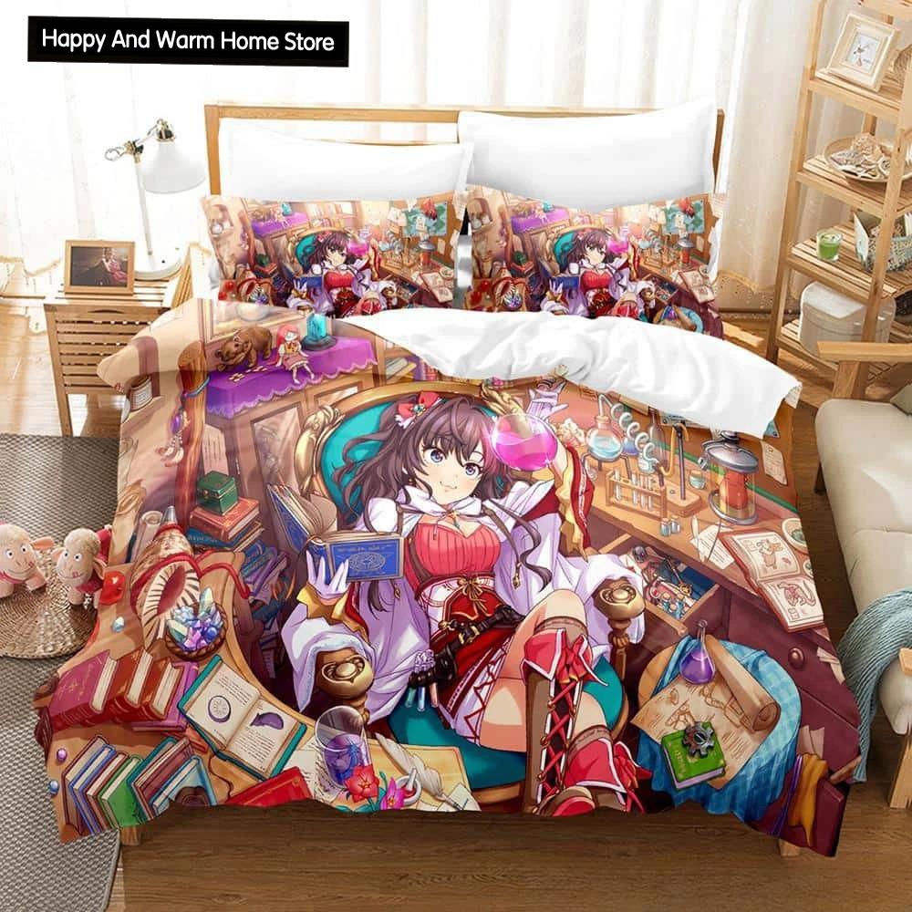 THE iDOLM@STER Cinderella Girls Starlight Stage 3D Печатный Аниме Комплект Постельного Белья для Взрослых Мальчиков Пододеяльник
