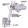 Oil Pump Drive Shaft Heavy Duty Fatigue Proof Steel High Strength For SBC 283 302 327 350 5.7L