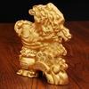 Alloy Lucky Baicai Study Office Desktop Creative Ornament Metal Crafts Small Commodities