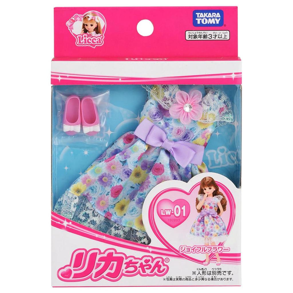 TAKARA TOMY Платье Радостная кукла Игрушка для игрушек От 3 лет Соответствует стандартам безопасности игрушек Сертификация ST Mark Licca TAKARA TOMY "Licca-chan LW-01 Flower"