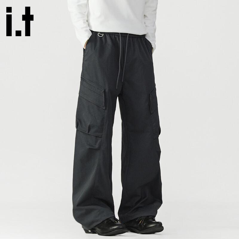 Fingercroxxit Men's Loose Fit Cargo Workwear Pants