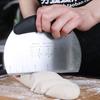 Скребок для теста, торта, масла, нож для пиццы, режущий нож с весами и инструментом для выпечки, черный
