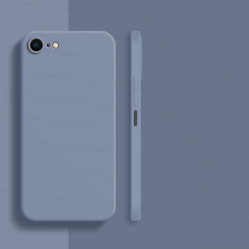 Чехол для iPhone SE 2022, чехол для iPhone SE 2022 2020, чехол 6, 7, 8, противоударный, мягкий, из ТПУ, жидкий, силиконовый, чехол для задней панели телефона для iPhone 2022