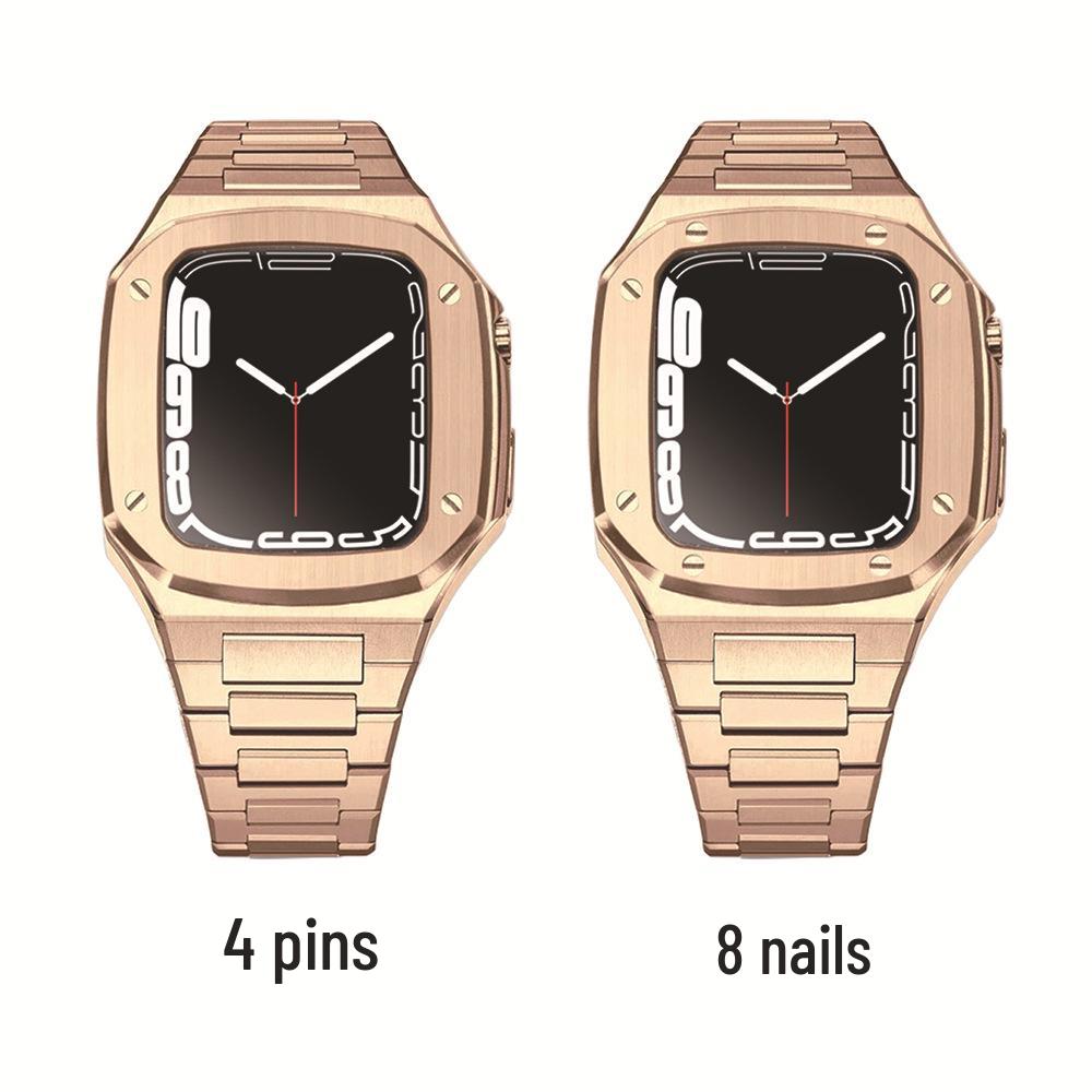 Совместимый набор модификаций Audemars Piguet для корпуса Apple Watch S9 с защитой для iWatch S7/8/9 41/44/45 мм