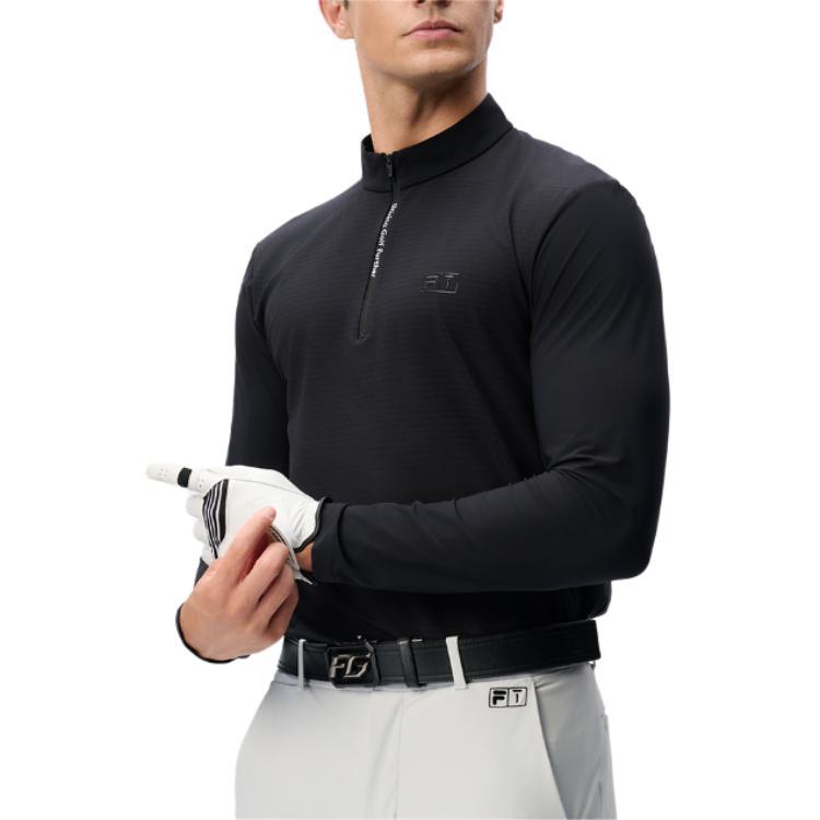 FILA Golf T Shirt Men's Pitch Black A11M445206F-BK