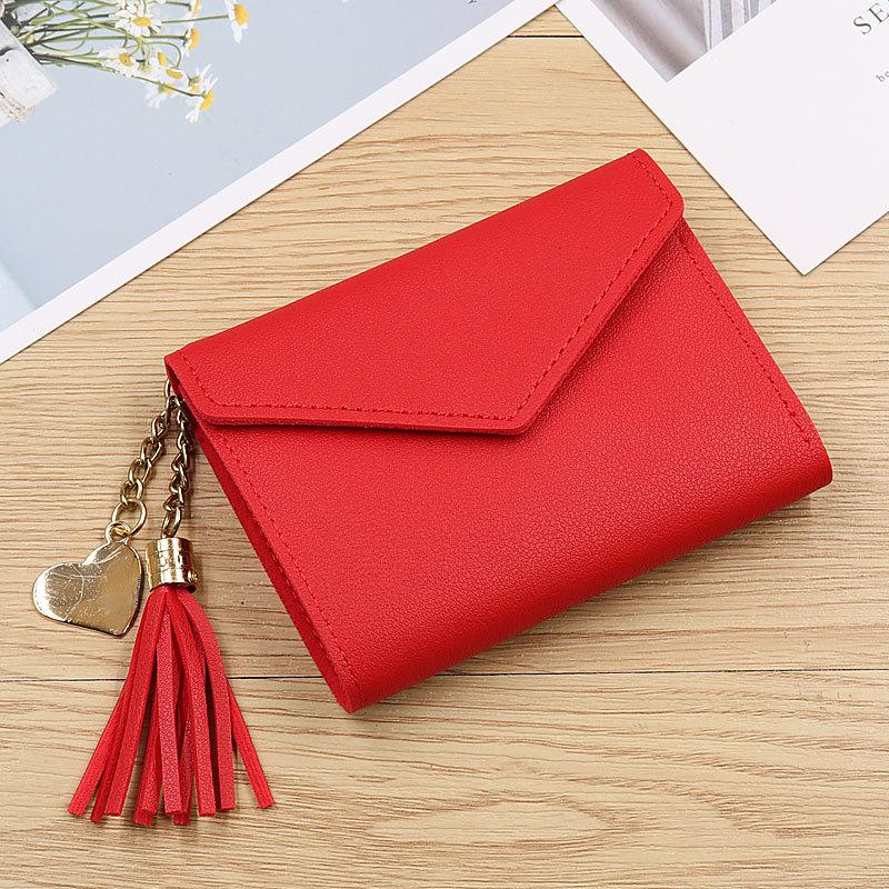 Women Wallet Mini PU Leather Womens Small Wallets and Purses Short Female Coin Purse Credit Card Holder Fashion Coin Purse CLE