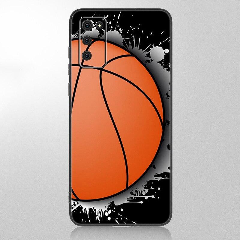 Чехол для телефона с баскетбольной корзиной для Samsung Galaxy A12 A02S A22 A32 A52 A72 A71 A51 A41 A31 A21 A11 A50 A70 A10S A20S, черный чехол