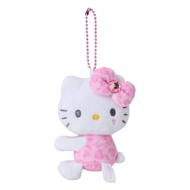 Sanrio Hello Kitty Плюшевый брелок с мягким коротким плюшем для девочек и коллекционеров
