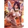 Print Game Purple Bee Wings Tail Nude Sexy Girl Art Canvas Poster Living Room Bedroom Home Wall Picture