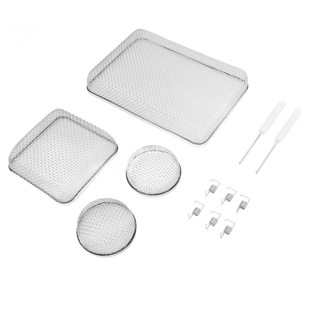 12 шт. Сверхпрочные сетки из нержавеющей стали для вентиляционного отверстия печи автодома с инструментом для установки для водонагревателя