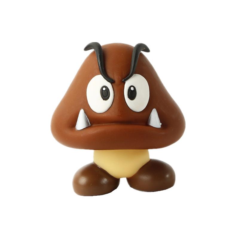 Super Mario Luigi Peach Bowser Yoshi Wario Action Figure Anime Model Toys Cartoon Doll Birthday Gift for Children Kids