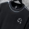 8550 CHROME HEARTS 2025 Летняя новая высококачественная хлопковая футболка с круглым вырезом, свободная, большого размера, для мужчин и женщин, парная футболка
