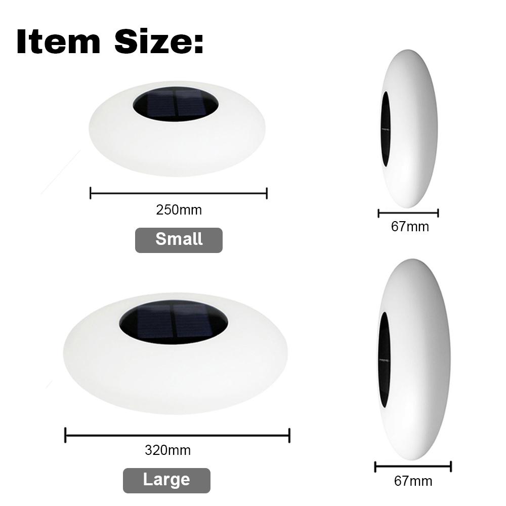 Солнечная поплавковая лампа для бассейна IP67 Водонепроницаемый светильник для газона Красочная светодиодная поддержка окружающего света 16 цветов 4