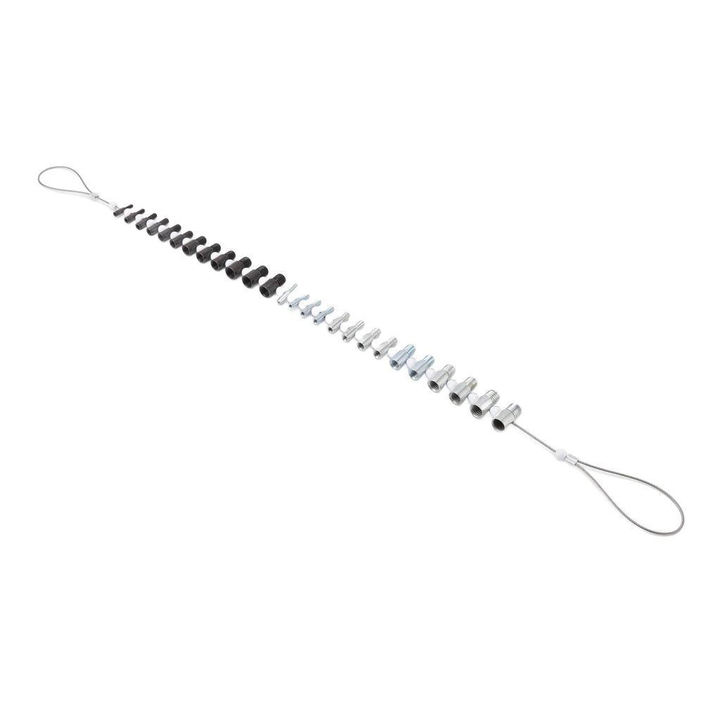 Nuts Screwbolts Thread Checker 26 Male Female Thread Identification Tool with 14 Inch and 12 Metric