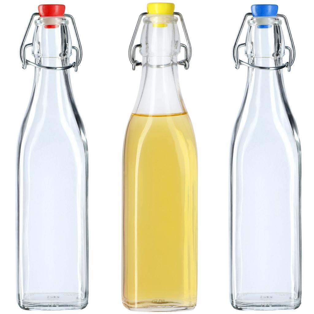 KADAX Butelka Szklana Na Nalewkę Sok Wino Korek 0,5L