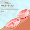 "Full Silicone Baby Meal Tray Set with Suction Cup - Divided Tableware for Children's Meals"