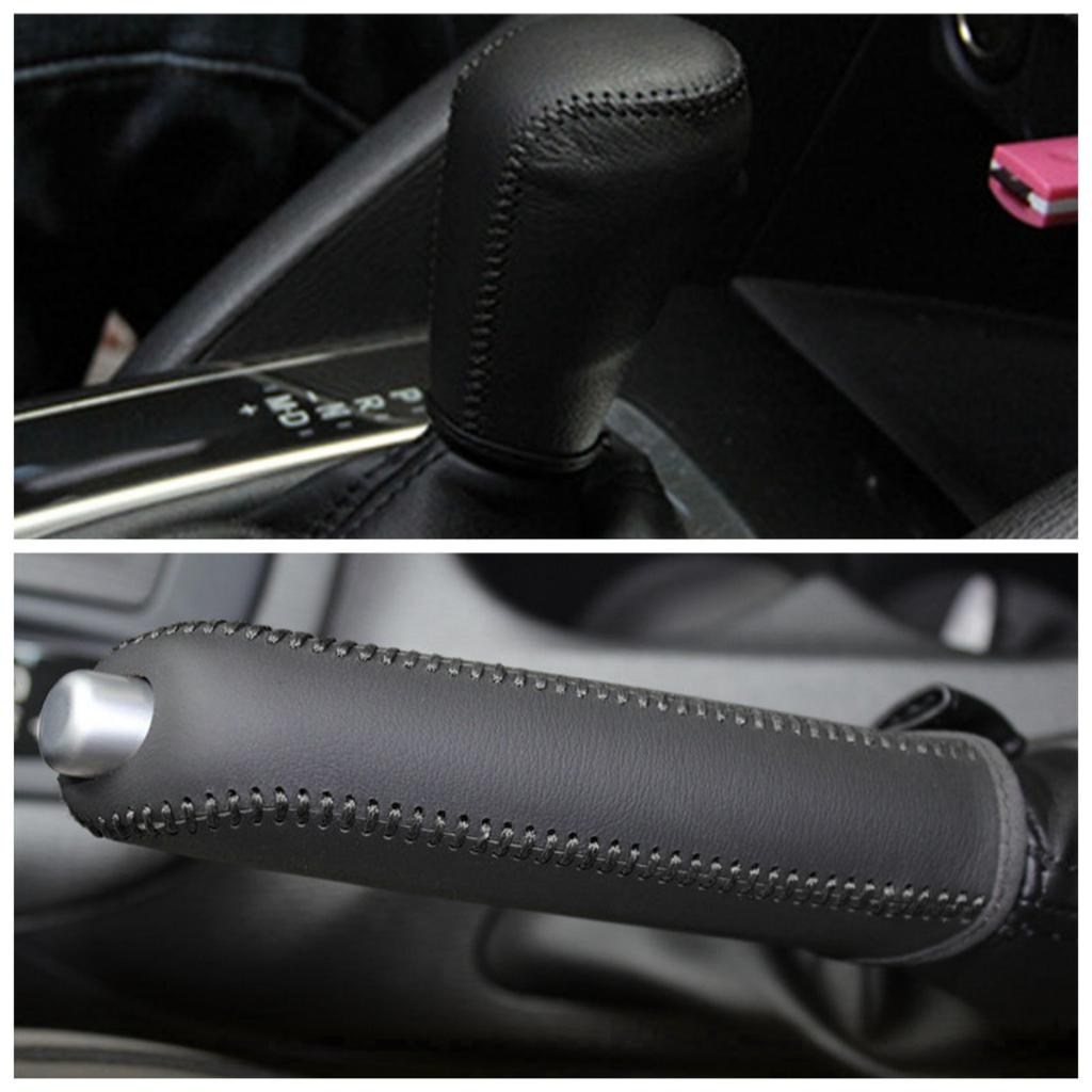 1 шт. Кожаный чехол на рычаг переключения передач AT Чехол на ручник для 2013-2020 Mazda 3 2014-2020 6 2015-2025 CX-5 2017-2025 CX-3 2019-2025 CX-8