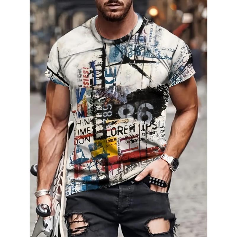 Visual Illusion 3D Print T Shirt Mens Designer Clothes Summer Women Casual Street Short Sleeve Tops Funny Oversized Kids Tees