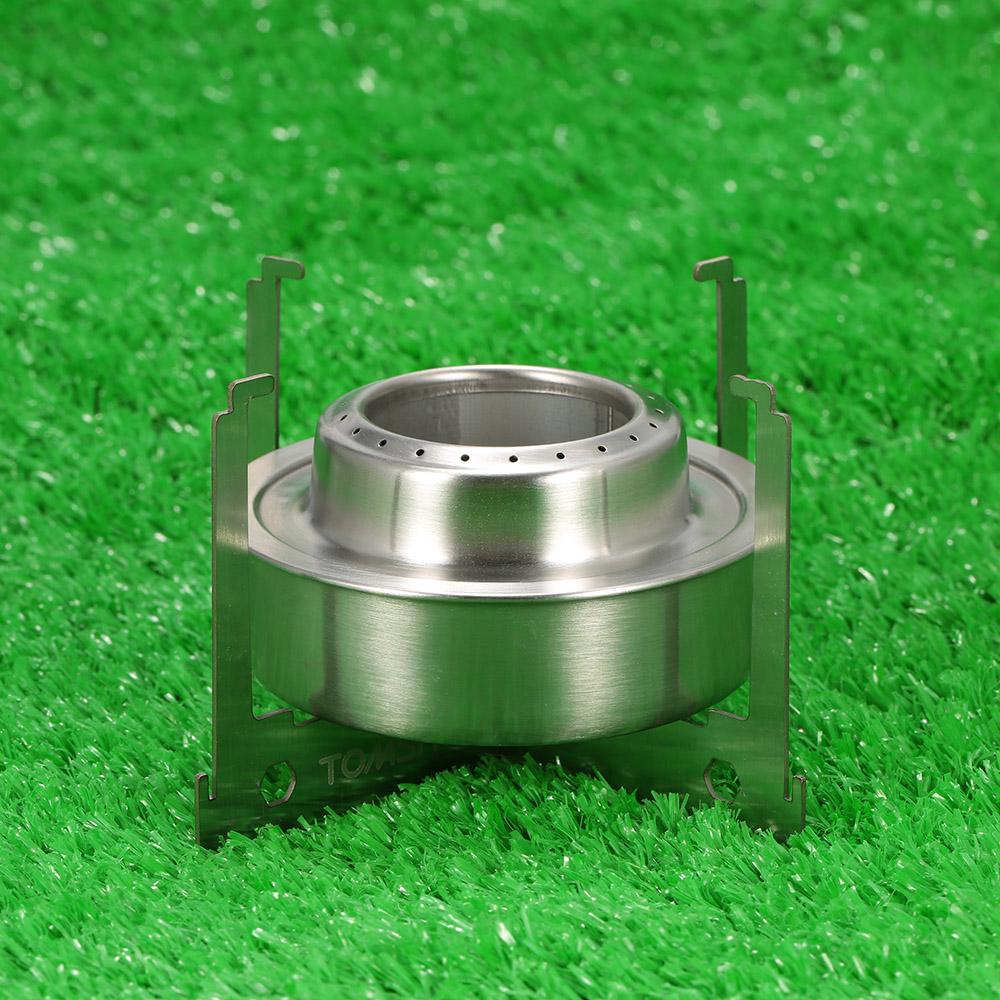 TOMSHOO Мини спиртовая горелка подставка спиртовая горелка портативная мини ультралегкая уличная походная горелка печь с крестообразной подставкой