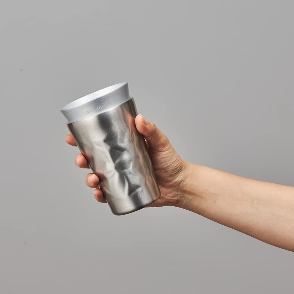 Doshisha Hyogoku For Cold Vacuum Double Single Layer Tumbler, Storage, Structure, Aluminum, 350ml, Gold, ON℃ZONE