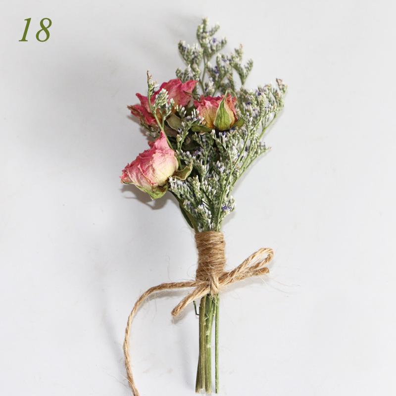 1шт Декоративный букет цветов Мини натуральные сухоцветы свежие консервированные Babysbreath свадьба