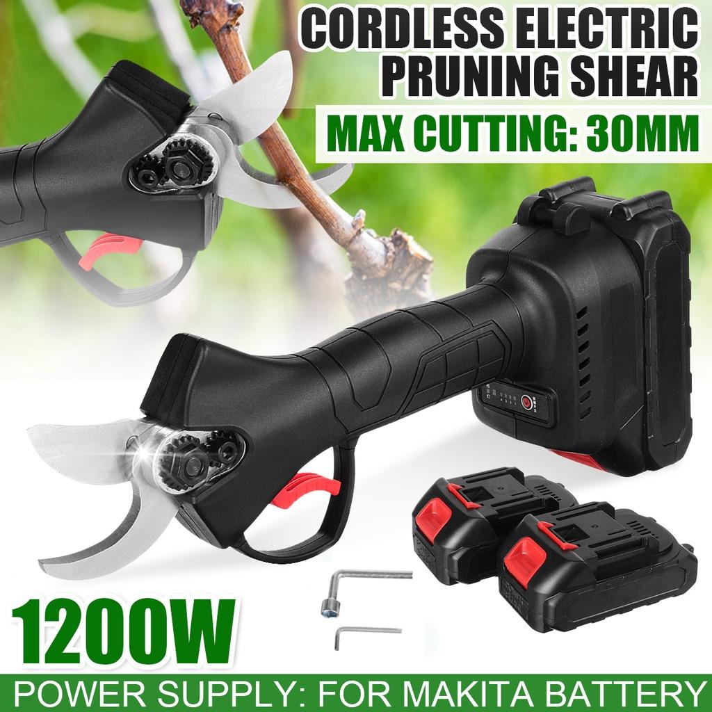 30 мм 600 Вт Беспроводные электрические ножницы секаторы для ветвей деревьев секатор садовые инструменты с аккумулятором 7500 мАч 1/2