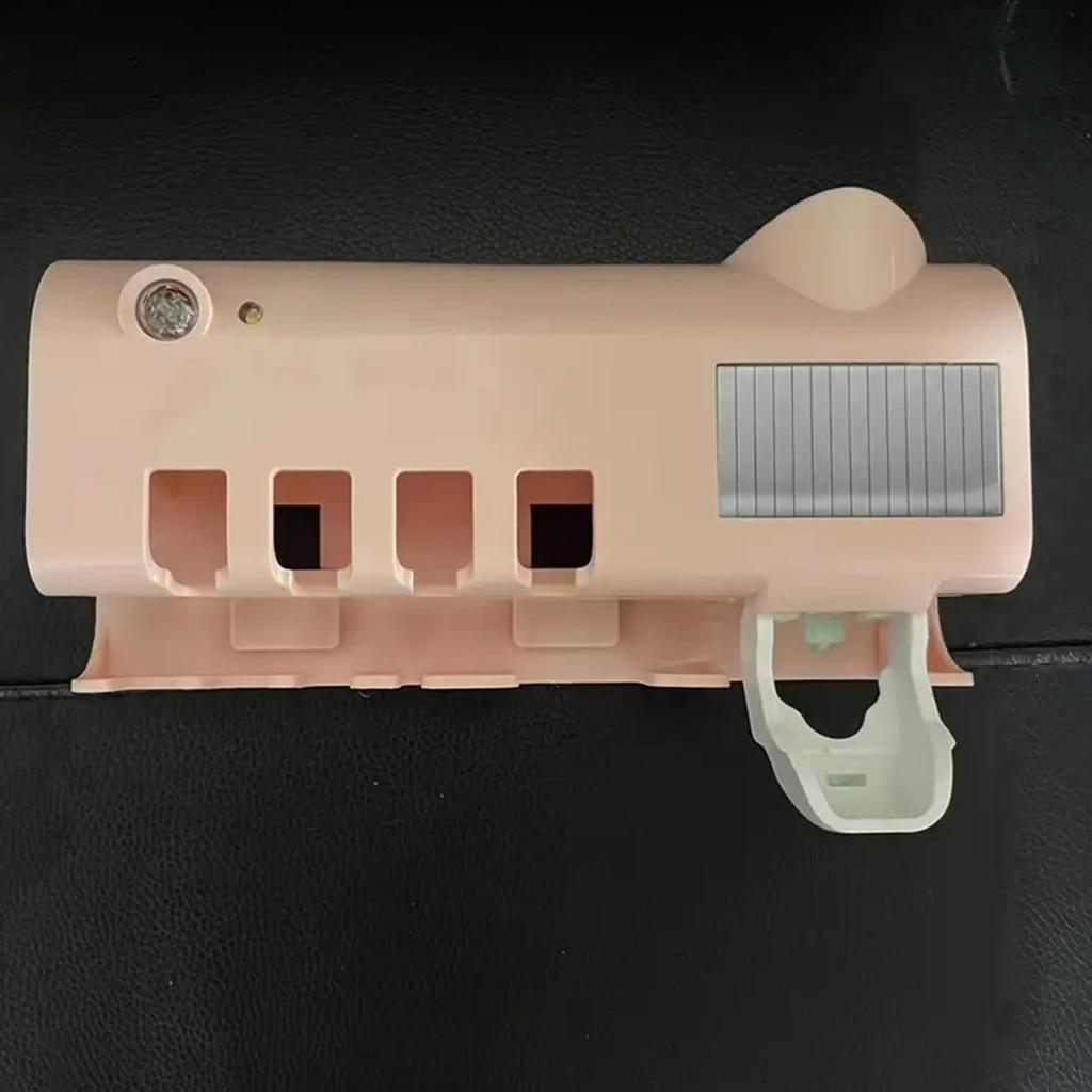 1 шт. Настенный органайзер для зубных щеток и зубной пасты - Держатель для электрических зубных щеток, компактный дизайн - Интеллектуальная очистка