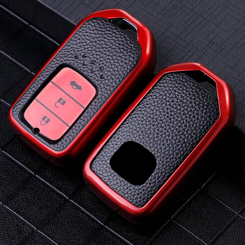 Кожаный чехол для ключей из ТПУ с 234 кнопками для Honda Accord Civic City Crider CRV CR-V Jade XR-V HRV Odyssey Vezel, аксессуары