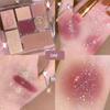 Фиолетовая палитра теней для век Create A Dream Makeup Блестящая жемчужная палитра теней для век Модная корейская очаровательная палитра для макияжа глаз