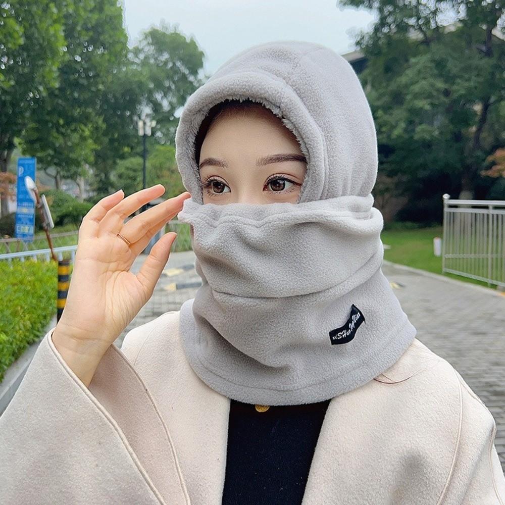 with Mask Balaclava Hat Windproof Cycling Mask New Ear Protection Cap Winter