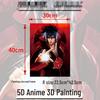 5D Линзовый Аниме-Постер Наруто - Идеальный Подарок и Декоративное Искусство
