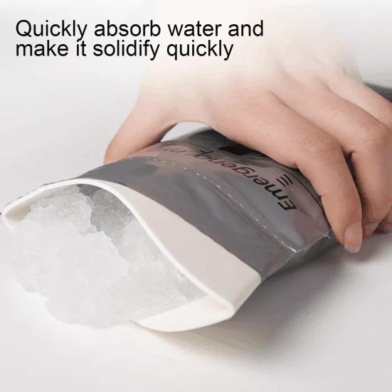 700 мл Пакет для рвоты Одноразовый Эргономика Быстрое затвердевание Морская болезнь Влагопоглощение Автомобильный аварийный пакет для мочи Дорожное использование