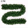 2,7 м Имитация Гирлянды Венок Декор Рождественская Сосна Ротанг Для Лестницы Камина Рождественский Декор
