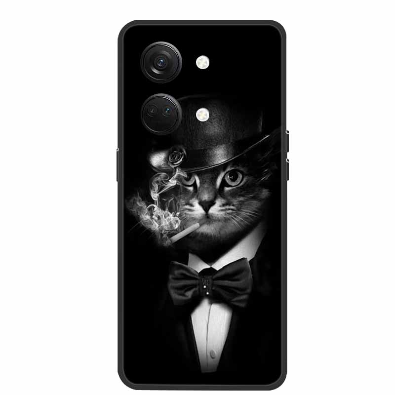 Для OnePlus Nord 3 5G Чехол Coque Nord3 Милый Мягкий ТПУ Мультяшный Расписной Кот Чехлы для Телефона для One Plus Nord 3 Силиконовые Защитные Оболочки
